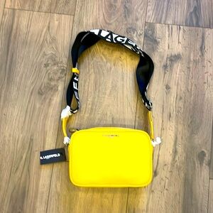 Yellow Crossbody Camera Bag